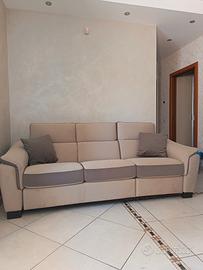 Divano in nabuk 3 posti