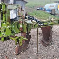 Aratro "bordin bri.45", bivomere, portato, non rev