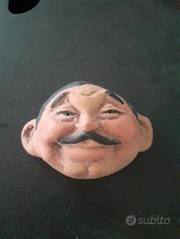 caricatura in ceramica di Clark Gable