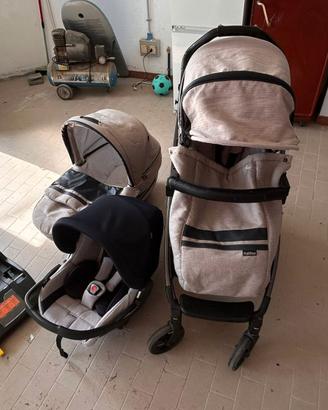 Trio passeggino completo peg perego