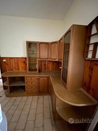 Mobile da cucina in legno anni 80