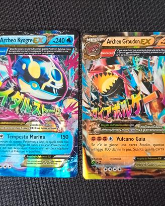 Kyogre + Groudon Primordiali Lotto Carte pokemon