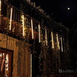 Luci Natalizie da esterno meteore effetto nevicata