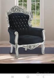 Poltrona stile barocco