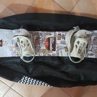 Snowboard, attacchi e sacca