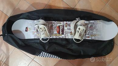 Snowboard, attacchi e sacca