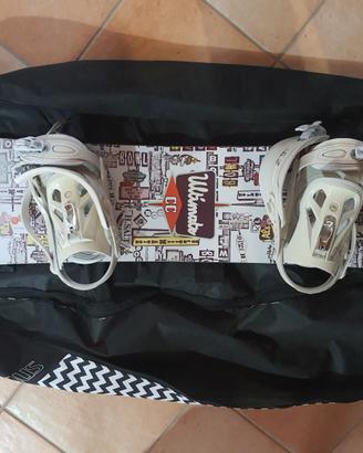 Snowboard, attacchi e sacca