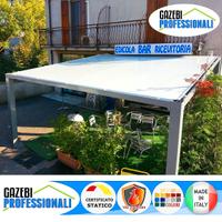 Gazebo copertura pensilina pergola carport pvc box
