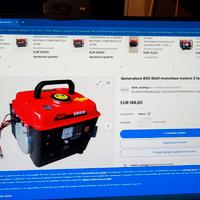 gruppo elettrogeno portatile