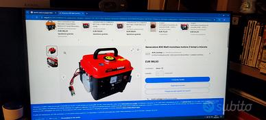 gruppo elettrogeno portatile