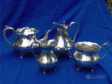 ARGENTO SHEFFIELD - ANTICO SERVIZIO DA Tè