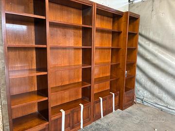 Libreria artigianale in noce