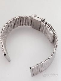 Cinturino orologio maglia Mesh Milanese 20 mm inox