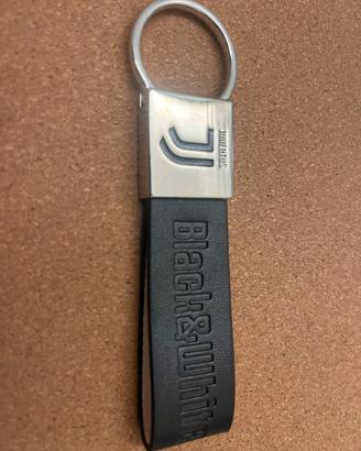 Portachiavi Juventus ufficiale in metallo e gomma