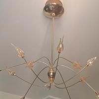 lampadario camera da letto+ 2 abat - jour 
