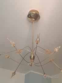 lampadario camera da letto+ 2 abat - jour 