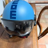 Casco momo design con interfono cardo spirit hd