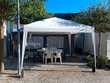 Roulotte con veranda