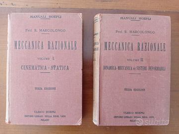 Meccanica razionale 1+2 - Hoepli (1922)