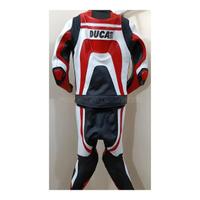 Tuta da moto in pelle Ducati Corse: marchio CE