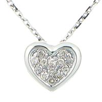 Ciondolo oro bianco e diamanti