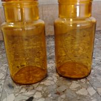 Flaconi contenitori vetro vintage farmacia