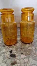 Flaconi contenitori vetro vintage farmacia