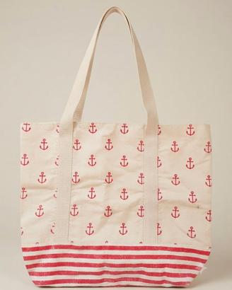 Borsa mare shopper Zuiki ancora e righe