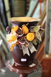 Vaso Classico ad Anfora con Fiori Finti – 24323