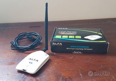 Dongle WiFi alta potenza 2W con connettore SMA