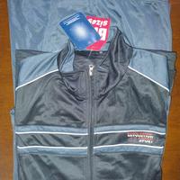 Tuta sportiva uomo taglia 65 nuova colore grigio