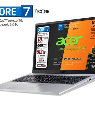 Acer Core7 150U DDR5 16gB SSD512 W11 15,6 FHD
