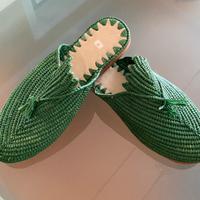 Ciabattine/Babouche in rafia naturale