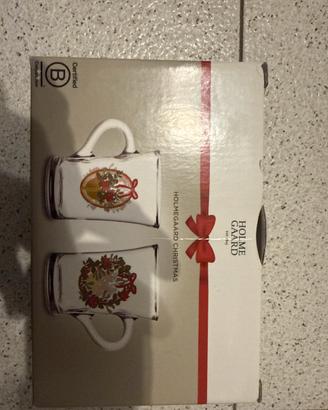 Coppia di bicchieri holmegaard Christmas.. nuovi d