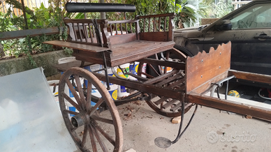 Calesse antico tutto legno