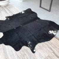 tappeto in vera pelle di vitello 