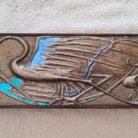 OTTAVIANI scatola argento 925 smalto e palissandro