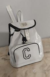 Zaino in Vernice Bianca