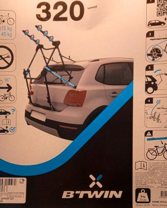 Portabici da portellone posteriore 320 Btwin