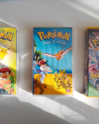 RARISSIMA collezione di videocassette Pokémon 