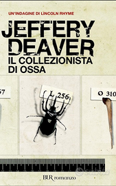 Libro il collezionista di ossa, romanzo thriller