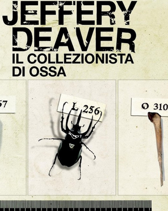 Libro il collezionista di ossa, romanzo thriller