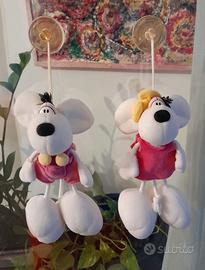 peluche vintage90 coppia Diddll e Diddlins