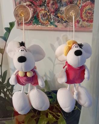 peluche vintage90 coppia Diddll e Diddlins