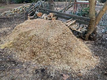 Cippato fine adatto al posto della corteccia