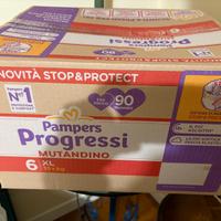 Pampers progressi e baby dry