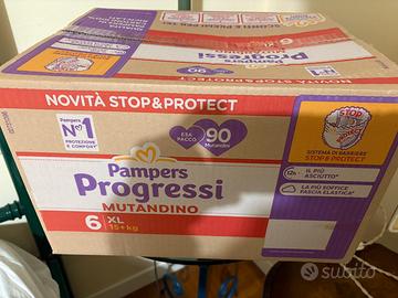 Pampers progressi e baby dry