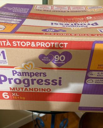 Pampers progressi e baby dry