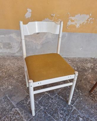 5 sedie per cucina vintage