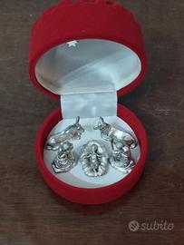 Presepe in miniatura Argentato